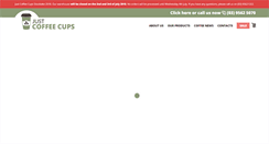 Desktop Screenshot of justcoffeecups.com.au